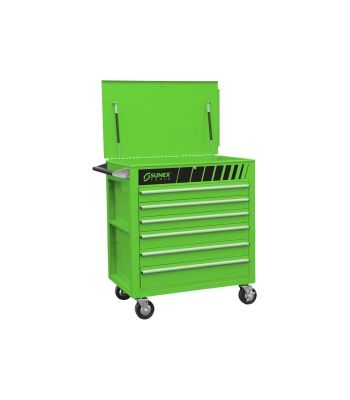 Premium Full Drawer Service Cart Green-Go Green
